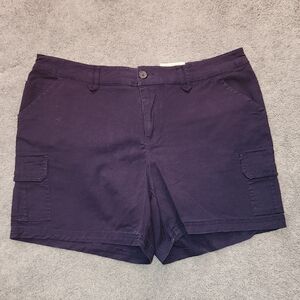 New Misses Size 14 Navy Blue Shorts